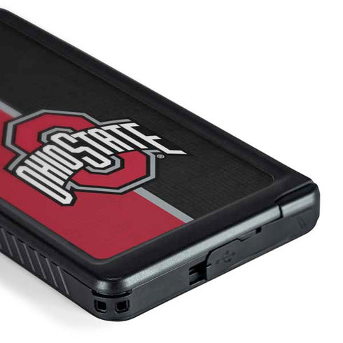 Ohio State University OSU Buckeyes Split Galaxy S24 Ultra Waterproof Case