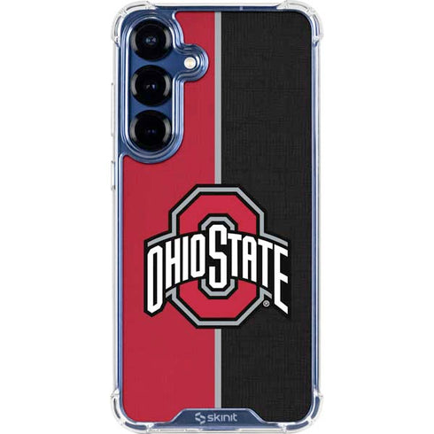 Ohio State University OSU Buckeyes Split Galaxy S25 Clear Case