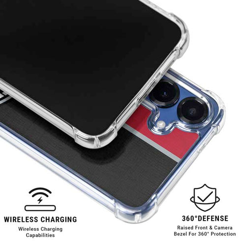 Ohio State University OSU Buckeyes Split Galaxy S25 Plus Clear Case