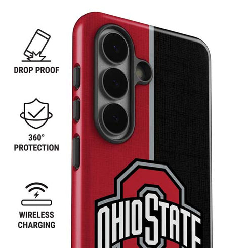 Ohio State University OSU Buckeyes Split Galaxy S26 Impact Case