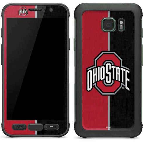 Ohio State University OSU Buckeyes Split Galaxy S7 Active Skin