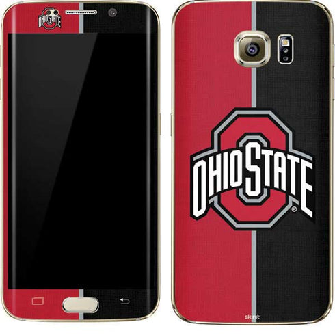 Ohio State University OSU Buckeyes Split Galaxy S7 Edge Skin