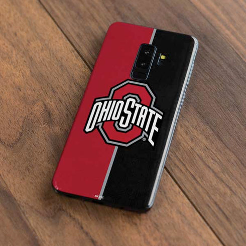 Ohio State University OSU Buckeyes Split Galaxy S9 Plus Skin