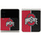 Ohio State University OSU Buckeyes Split Galaxy Z Flip3 5G Skin