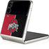 Ohio State University OSU Buckeyes Split Galaxy Z Flip4 5G Skin