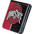 Ohio State University OSU Buckeyes Split Galaxy Z Flip5 5G Skin
