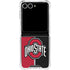 Ohio State University OSU Buckeyes Split Galaxy Z Flip7 Clear Case