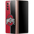 Ohio State University OSU Buckeyes Split Galaxy Z Fold2 5G Skin