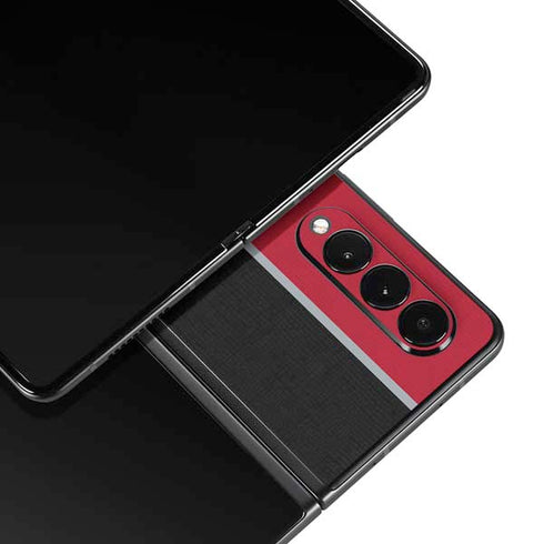 Ohio State University OSU Buckeyes Split Galaxy Z Fold4 5G Skin