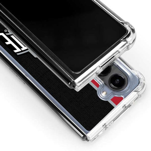 Ohio State University OSU Buckeyes Split Galaxy Z Fold5 5G Clear Case