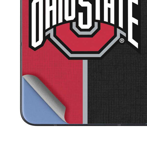 Ohio State University OSU Buckeyes Split Galaxy Z Fold5 5G Skin