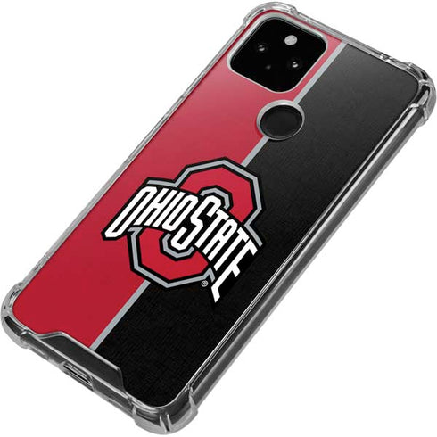 Ohio State University OSU Buckeyes Split Google Pixel 5 Clear Case