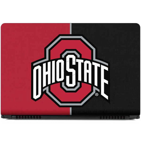 Ohio State University OSU Buckeyes Split Dell Inspiron Skin