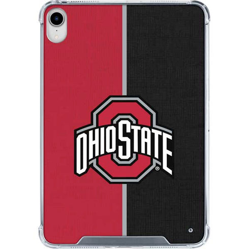 Ohio State University OSU Buckeyes Split iPad 11th Gen (2025) Clear Case