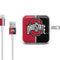 Ohio State University OSU Buckeyes Split iPad Charger (10W USB) Skin