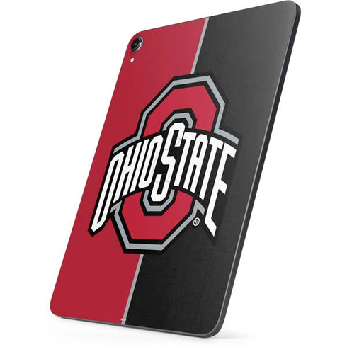 Ohio State University OSU Buckeyes Split Apple iPad Pro Skin