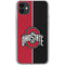 Ohio State University OSU Buckeyes Split iPhone 11 Clear Case