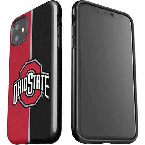Ohio State University OSU Buckeyes Split iPhone 11 Impact Case