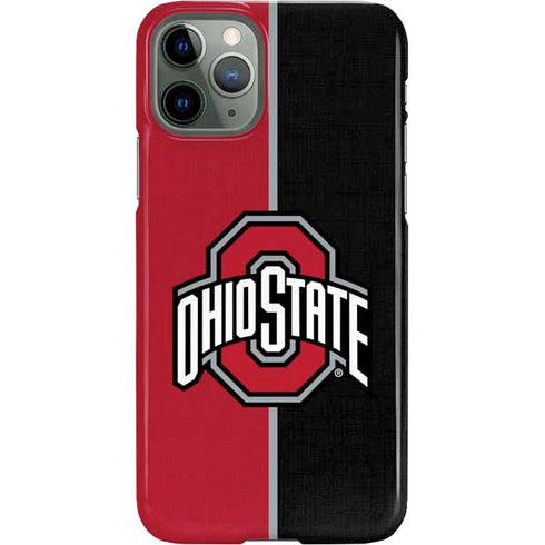 Ohio State University OSU Buckeyes Split iPhone 11 Pro Lite Case