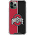 Ohio State University OSU Buckeyes Split iPhone 11 Pro Max Clear Case