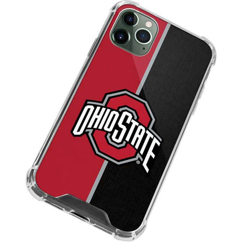 Ohio State University OSU Buckeyes Split iPhone 11 Pro Max Clear Case