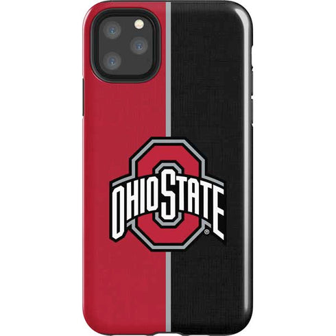 Ohio State University OSU Buckeyes Split iPhone 11 Pro Max Impact Case