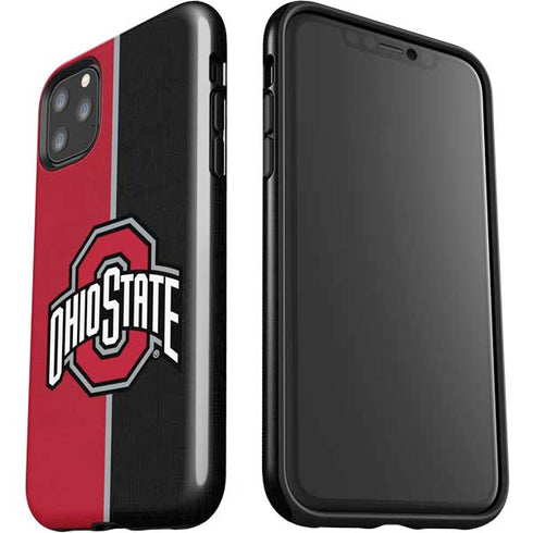 Ohio State University OSU Buckeyes Split iPhone 11 Pro Max Impact Case