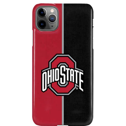 Ohio State University OSU Buckeyes Split iPhone 11 Pro Max Lite Case