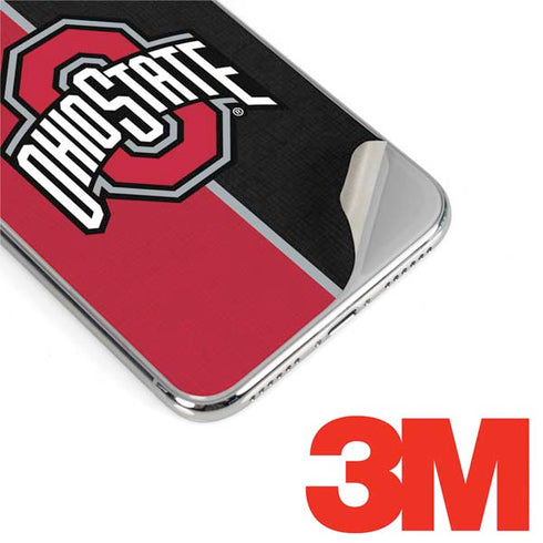 Ohio State University OSU Buckeyes Split iPhone 11 Pro Max Skin