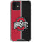 Ohio State University OSU Buckeyes Split iPhone 12 Clear Case