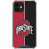 Ohio State University OSU Buckeyes Split iPhone 12 Clear Case