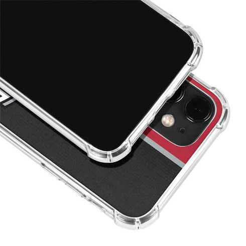 Ohio State University OSU Buckeyes Split iPhone 12 Clear Case