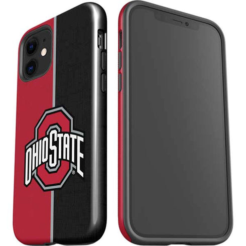 Ohio State University OSU Buckeyes Split iPhone 12 Impact Case