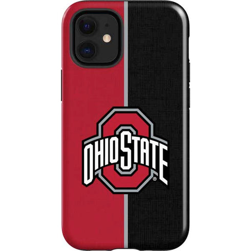 Ohio State University OSU Buckeyes Split iPhone 12 Mini Impact Case
