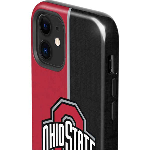 Ohio State University OSU Buckeyes Split iPhone 12 Mini Impact Case