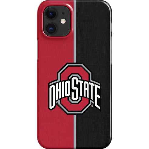 Ohio State University OSU Buckeyes Split iPhone 12 Mini Lite Case