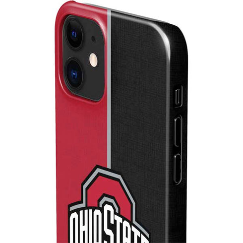 Ohio State University OSU Buckeyes Split iPhone 12 Mini Lite Case