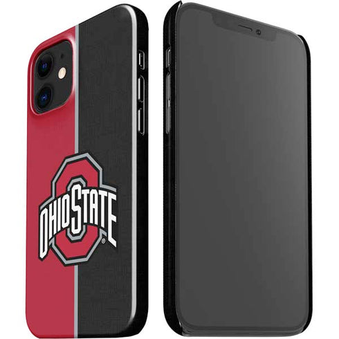 Ohio State University OSU Buckeyes Split iPhone 12 Mini Lite Case