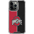 Ohio State University OSU Buckeyes Split iPhone 14 Pro Clear Case