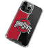 Ohio State University OSU Buckeyes Split iPhone 14 Pro Clear Case