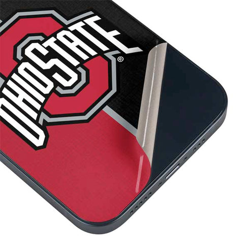 Ohio State University OSU Buckeyes Split iPhone 14 Skin