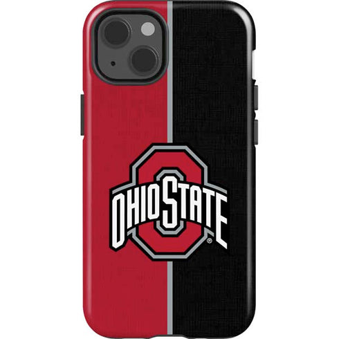 Ohio State University OSU Buckeyes Split iPhone 15 Plus Impact Case