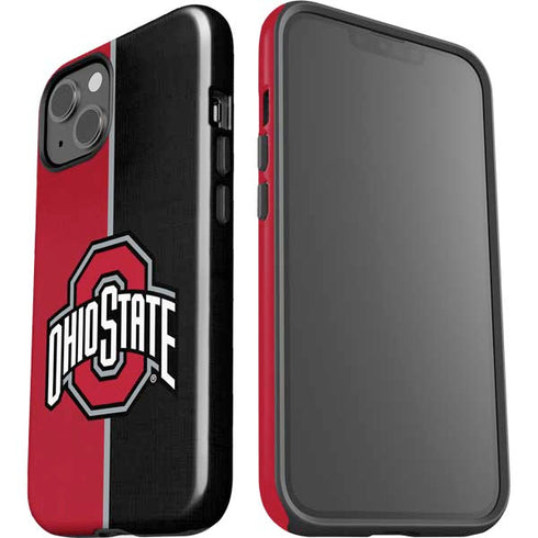 Ohio State University OSU Buckeyes Split iPhone 15 Plus Impact Case
