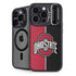 Ohio State University OSU Buckeyes Split iPhone 15 Pro Kickstand Case