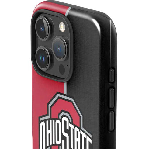 Ohio State University OSU Buckeyes Split iPhone 16 Pro Impact Case