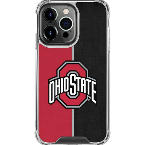 Ohio State University OSU Buckeyes Split iPhone 16 Pro Max Clear Case