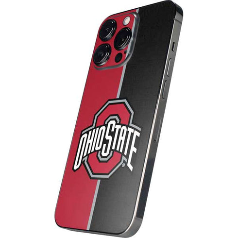 Ohio State University OSU Buckeyes Split iPhone 16 Pro Skin