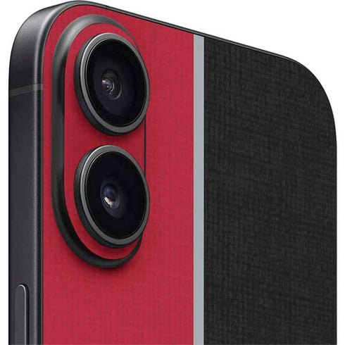 Ohio State University OSU Buckeyes Split iPhone 16 Skin