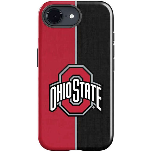 Ohio State University OSU Buckeyes Split iPhone 16e Impact Case