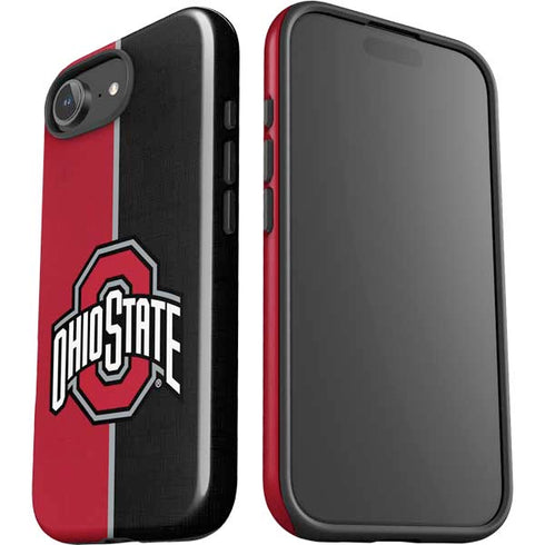 Ohio State University OSU Buckeyes Split iPhone 16e Impact Case